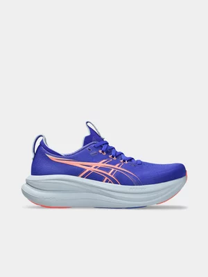 ASICS Womens Gel-Nimbus 28 Cobalt/Coral Running Shoes