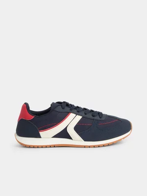 Jet Women's Navy Laceup Fashion Sneakers