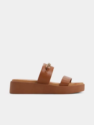 Women's Aldo Halamaever Medium Brown Beach Sandals