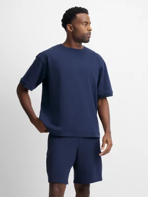 Exact Men's Navy Utility Knit Shorts