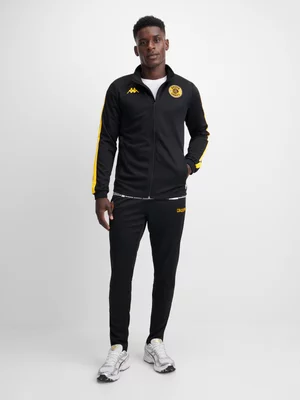 Kappa Mens Kaizer Chiefs Salcito Black Tracksuit