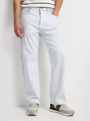 Relay Jeans Men's Straight Leg Light Blue Denim