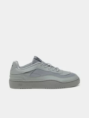 Men's Diesel Grey Oval Skate S-Oval Skate Low Sneakers