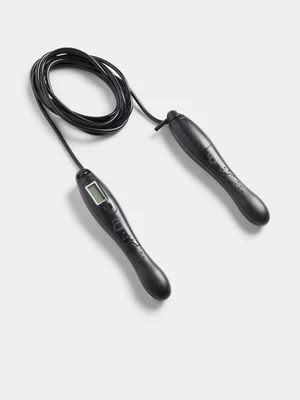 TS KB Digital Black Skipping Rope