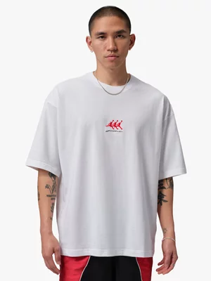 Jordan Men's Flight Gfx Oversized Graphic White T-shirt