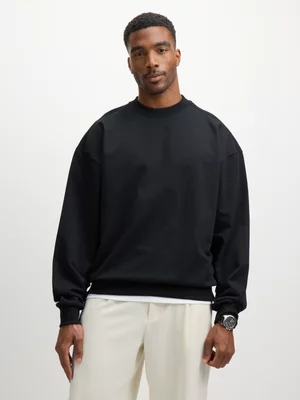 Exact Men's Black Sweat Top