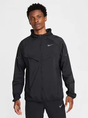 Nike Mens Stride Repel UV Black Running Jacket