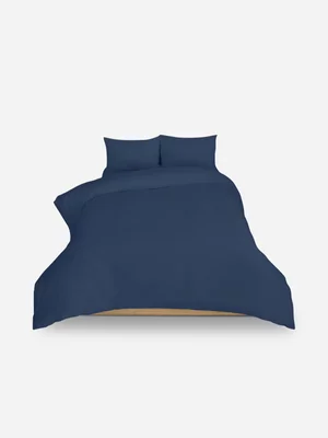 Volpes Polycotton 144tc Navy Duvet Cover Set
