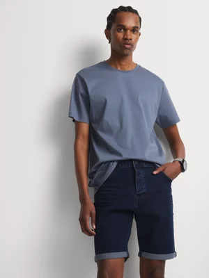 Relay Jeans Men's Denim BlueBlack Skinny Shorts