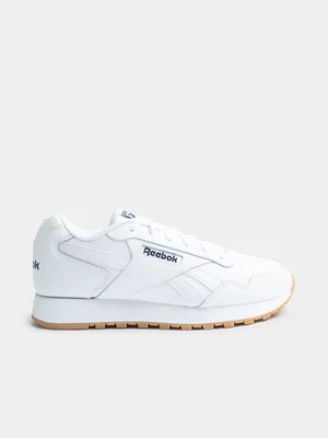 Mens Reebok Glide White/Gum Sneaker 