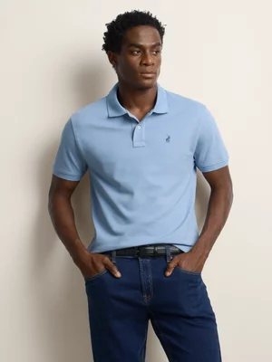 Men's Polo Blue Essential Pique Golfer