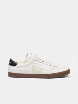 Men's Veja White & Black Bark Panenka Sneakers