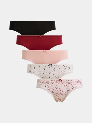 Jet Women’s 5 Pack Bikini Underwear