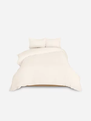 Volpes Egyptian Cotton 300tc Oxford Champagne Duvet Cover Set