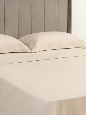 Guest House The Cool Crisp Flat Sheet 200tc Natural
