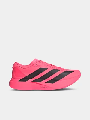 adidas Mens Adizero Evo SL Solar Turbo/Core Black Running Shoes 