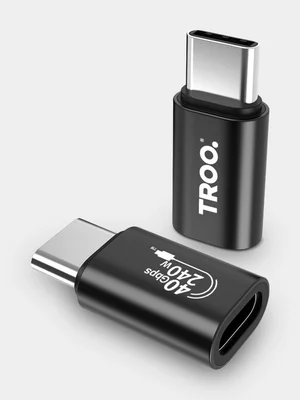 TROO 100W Fast Charge + 8K Video Type C Adapter
