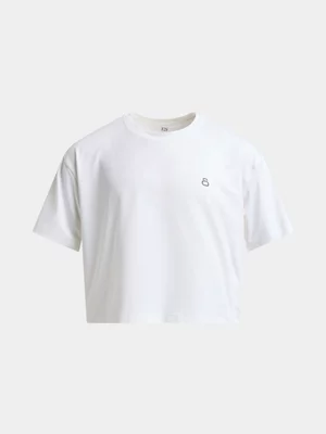 TS KB Girls Nova White Performance Tee
