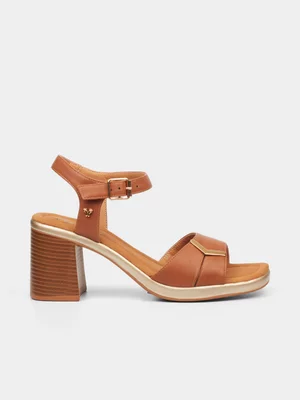 Women's Butterfly Feet Tan Vanda 1 Heels