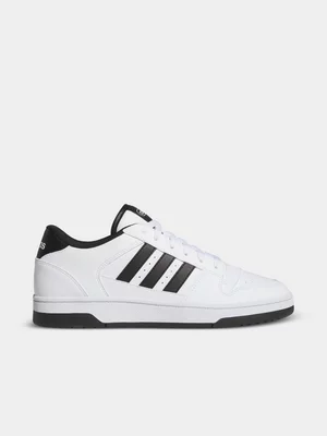 adidas Mens Break Start White/Black Sneakers
