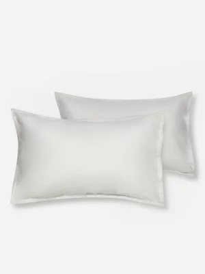Granny Goose Most Breathable 200 Thread Count Cotton Pillowcase Set Silver