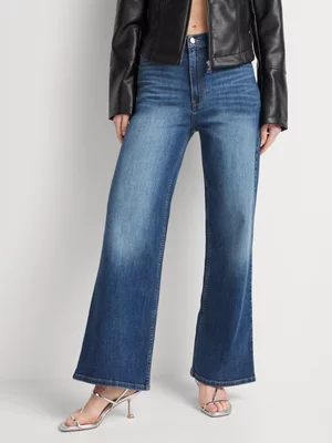 FF Denim High Waist Wide Leg Jeans