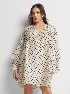 Fit & Flare Flouncy Tunic Dress