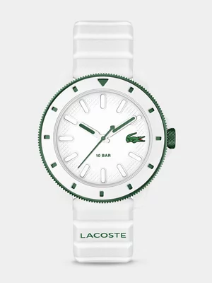 Lacoste.12.12 Scuba White Thermoplastic & Aluminium Silicone Watch