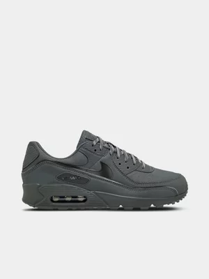 Nike Men's Air Max 90 Premium Grey/Silver Sneaker