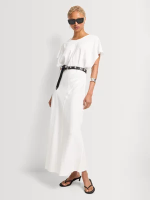 Batwing Column Maxi Dress