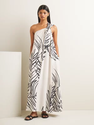 Women's Iconography twist one shoulder maxi