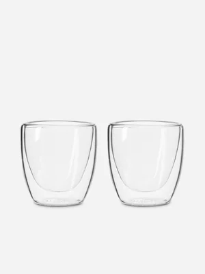 Barista Double Wall Glass Mug 2Pc 80ml