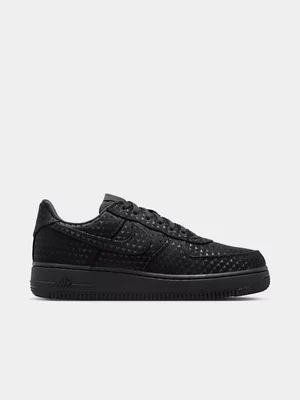 Nike Women's Valentines Air Force 1 '07 Black Sneaker