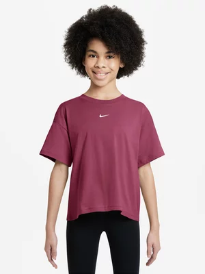 Nike Girls Sportswear Sweet Beet Boxy Tee