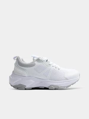 Junior APX White School Sneaker