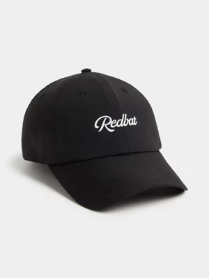 Redbat Unisex Nylon Dad Black Cap