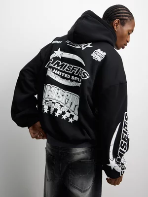 The FIX Men's Black Motosport Graphic Hoody