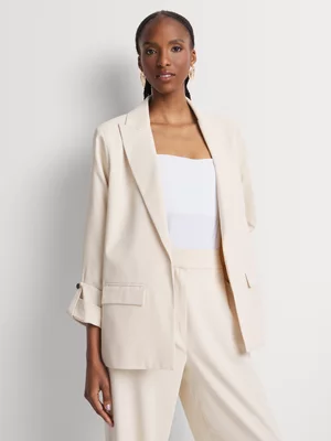 Relaxed Tab Sleeve Blazer