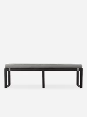Malaga Bench / Coffee Table 180cm Black