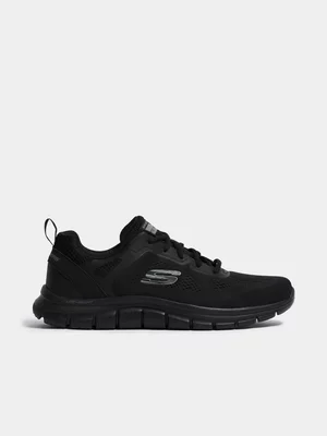 Mens Skechers Track Black Sneaker 