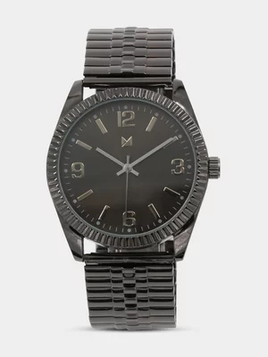 Markham Men's Formal Metal Expansion Grey Watch