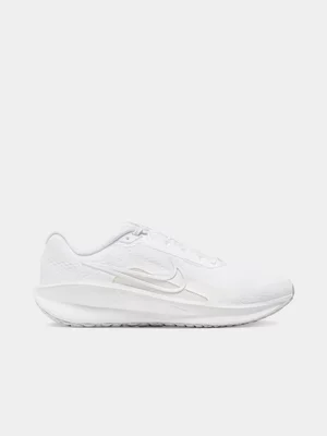 Mens Nike Downshifter 13 White/Grey Running Shoes