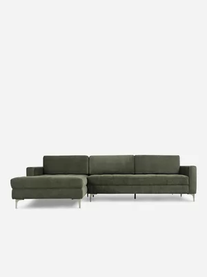 Harvard Corner Couch LHF Danny Olive