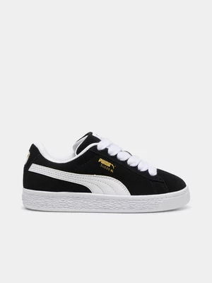 Puma Kids Suede XL Black/White Sneaker