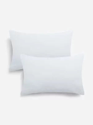 Jet Home White 2 Pack PolyPercale Standard Pillow Case 200TC