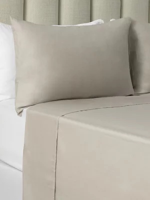 Everynight Cotton Flat Sheet Natural