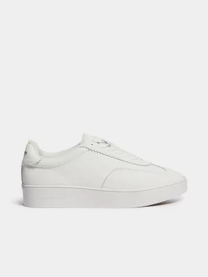 Jonathan D Men's Court White Sneaker