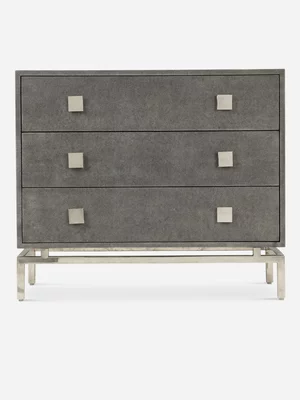 Shiloh 3 Drawer Chest Charcoal