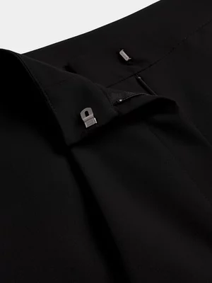 Exact Women's Black Wide-Leg Suit Pants