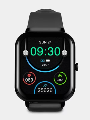 Volkano Chroma Black Fitness Watch